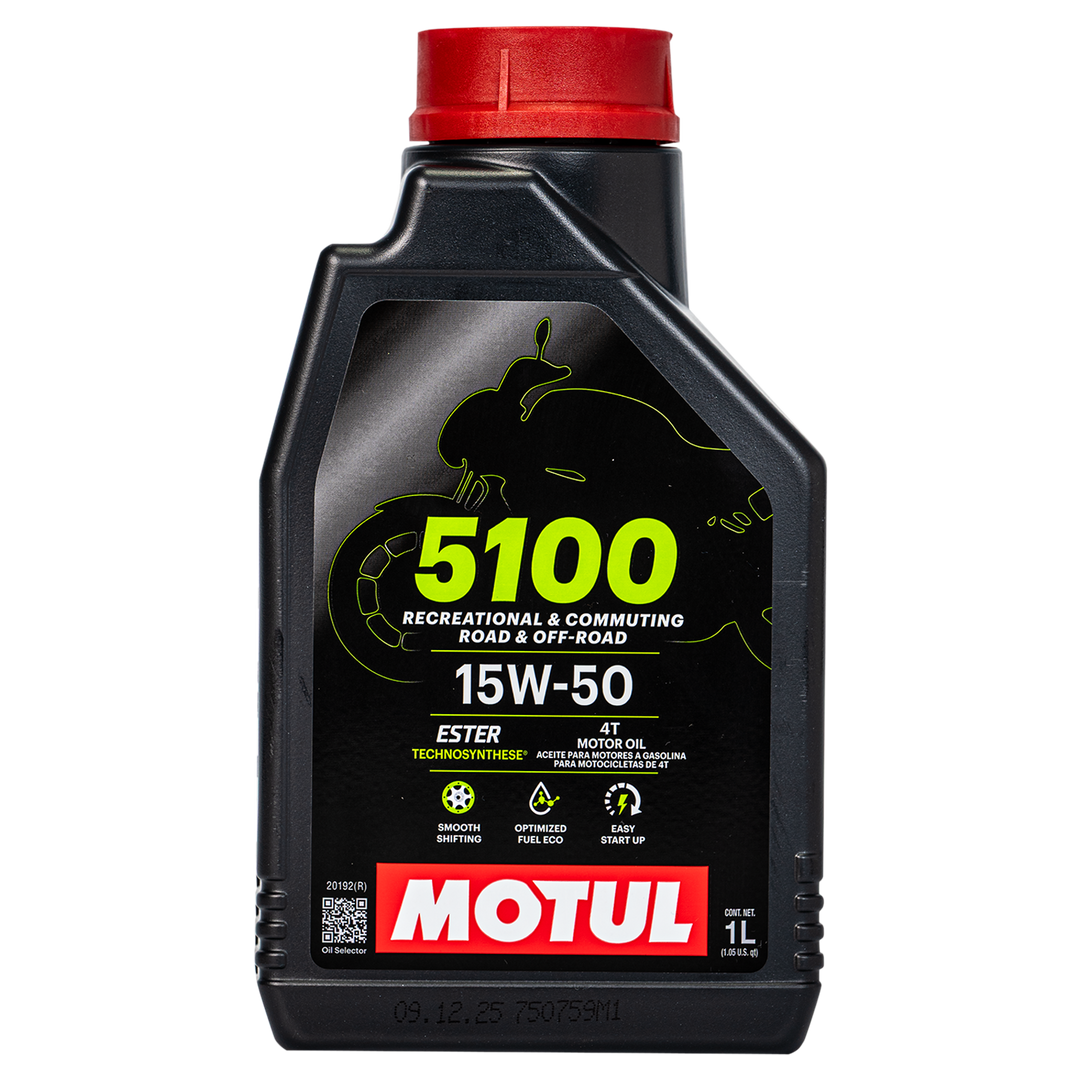 Aceite de Motor Motul 10W50 Semisintetico 5100 4 Tiempos