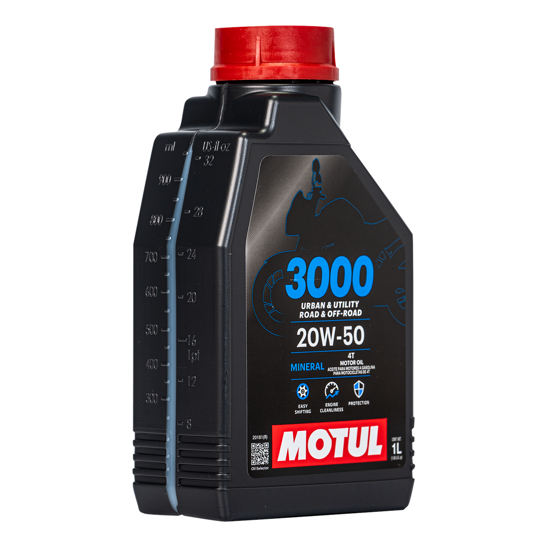 Aceite de Motor Motul 20W50 Mineral 3000 4 Tiempos