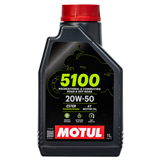 Aceite de Motor MOTUL 20W50 Semi-sintético 5100 4 Tiempos