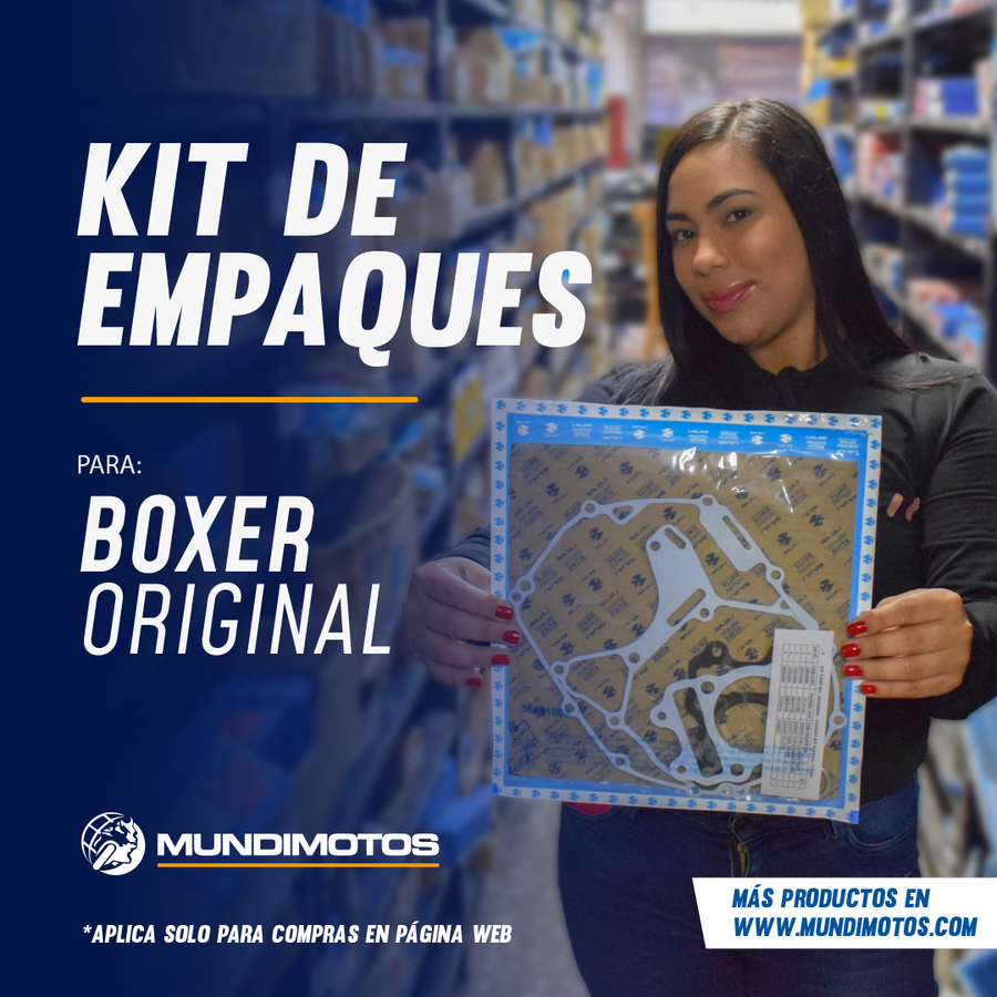 KIT EMPAQUE COMPLETO BOXER/PLATINO ORIGINAL - Mundimotos