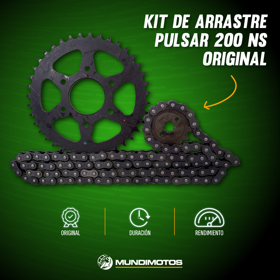 KIT ARRASTRE 14/39 6H 200 NS P520 ORIGINAL - Mundimotos