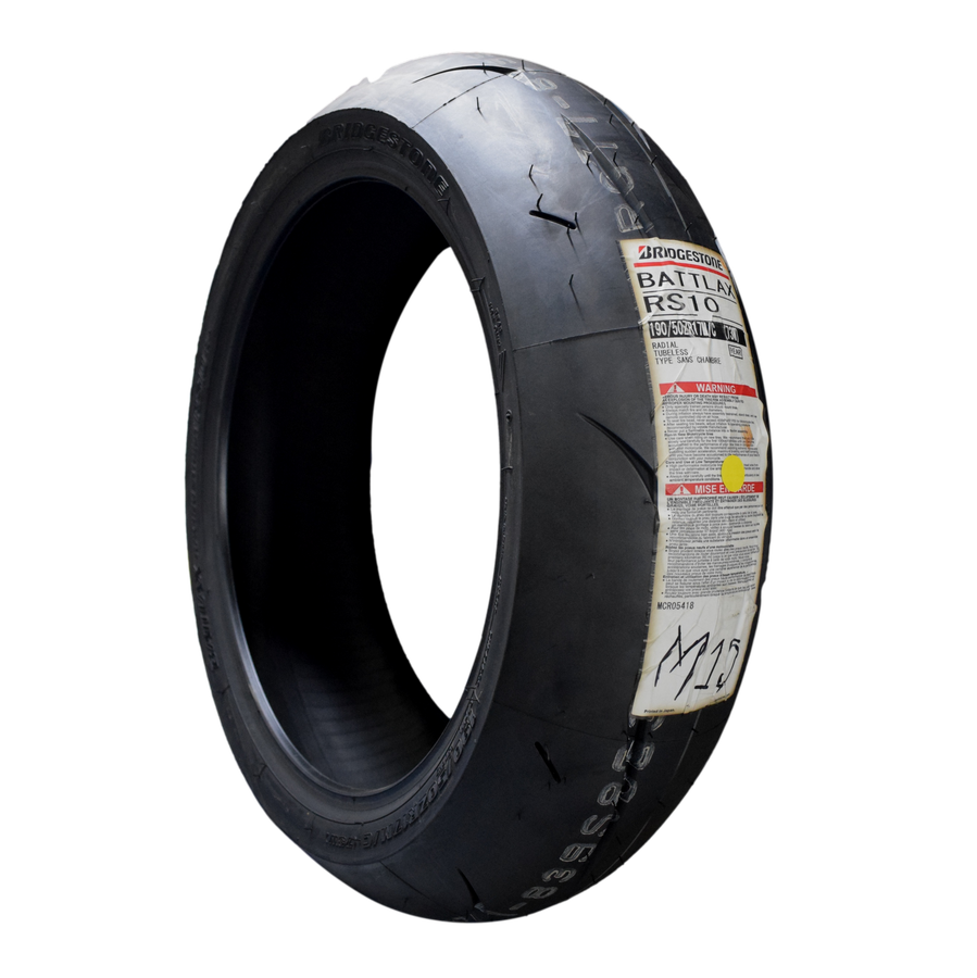 Bridgestone Battlax Rs10 190/50Zr-17 Rear Tire - Mundimotos