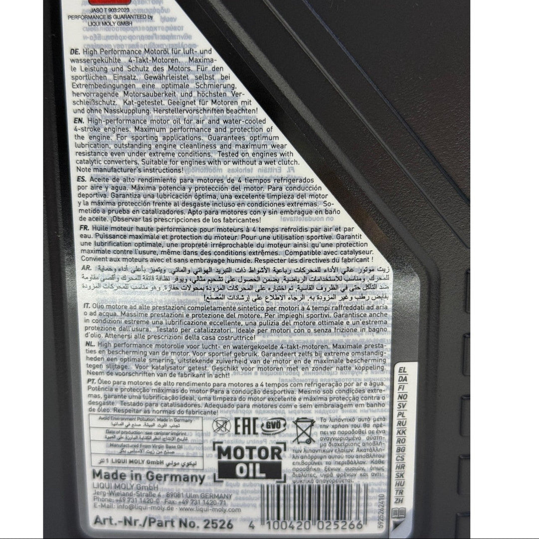 Aceite para moto Liqui Moly 10w30 