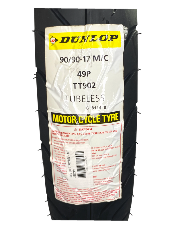 LLANTA 90/90-17 TL TT902 Dunlop | Llantas Mundimotos