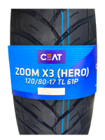 Cargar imagen en el visor de galería, LLANTA 120/80-17 TL ZOOM X3 RR-Mundimotos