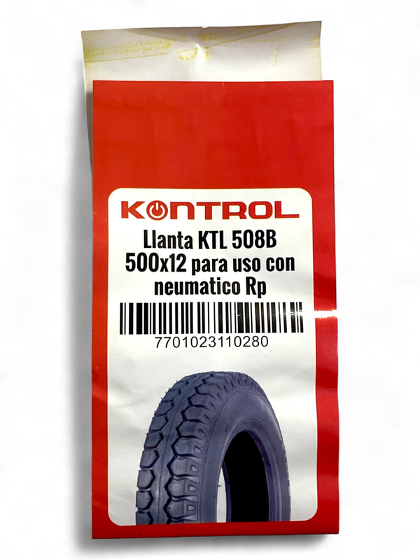 Llanta 500-12 KTL508B TT Kontrol | Mundimotos
