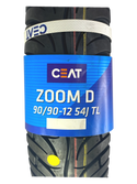 Llanta 90/90-12 Zoom D TL CEAT | Mundimotos