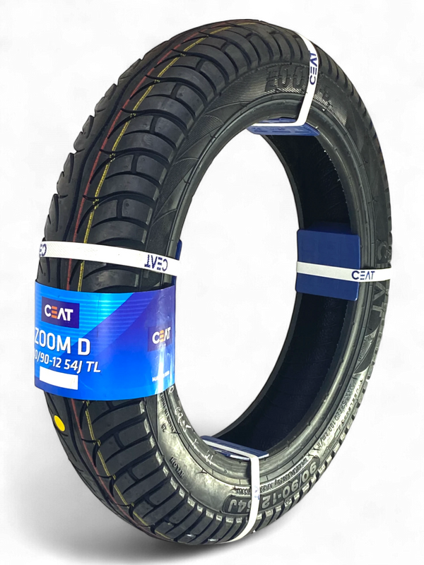 Llanta 90/90-12 Zoom D TL CEAT | Mundimotos