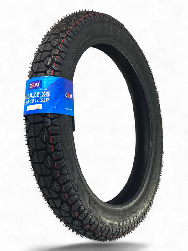 Llanta CEAT Mizale X5 300-18 TL Sellomatic-Mundimotos