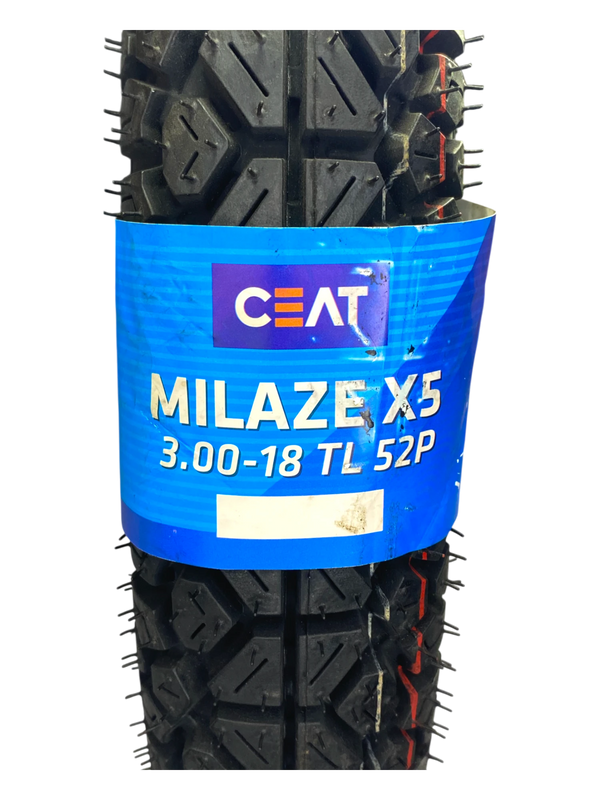 Llanta CEAT Mizale X5 300-18 TL Sellomatic-Mundimotos