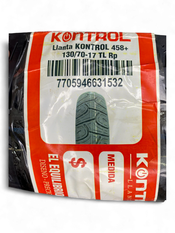 Llanta Kontrol 130/70-17 TL KNT458 Sellomatic | Mundimotos