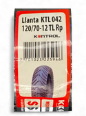 Llanta Kontrol Knt042 12070-12 | llantas para moto
