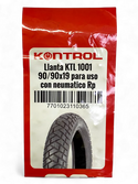 Llanta Kontrol Knt1001 090/90-19 Delantera Neumatico-Mundimotos