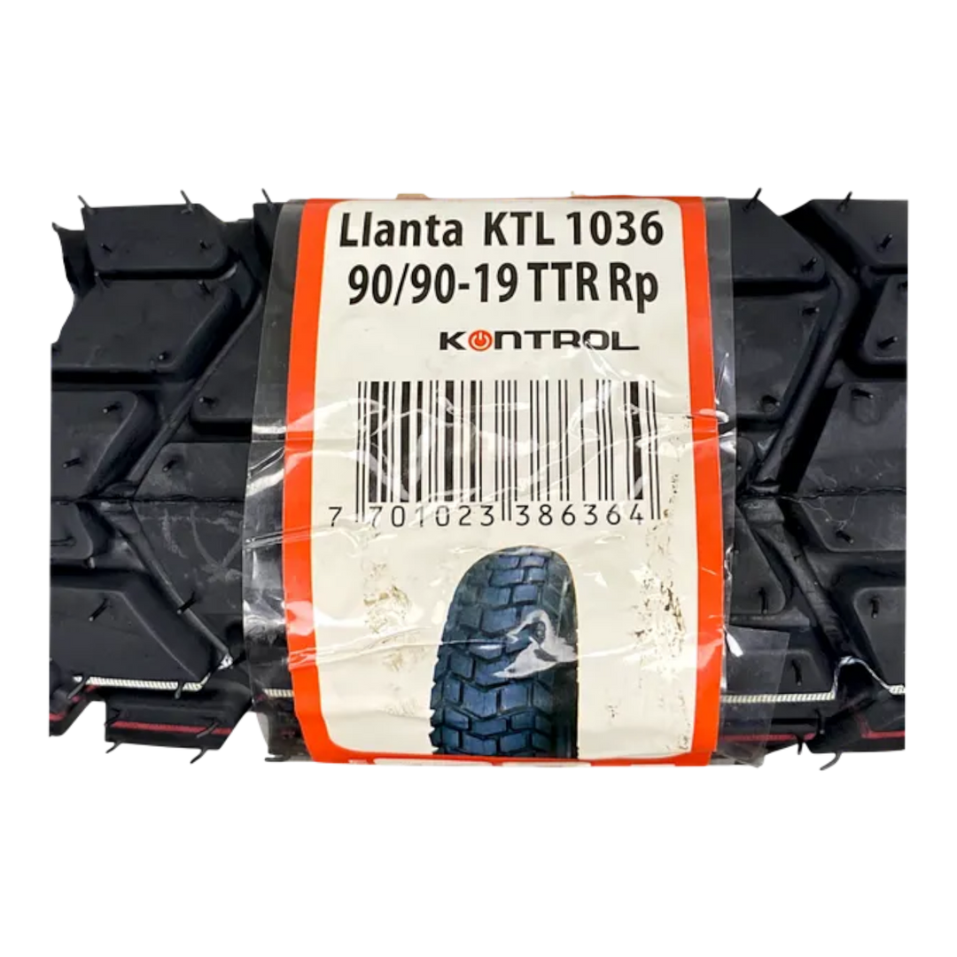 Llanta KONTROL 090/90-19 TTR Delantera Neumatico - Mundimotos