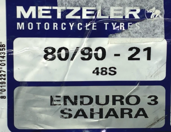Llanta Metzeler Enduro 3 Sahara 080/90-21 Delantera Neumatico-Mundimotos
