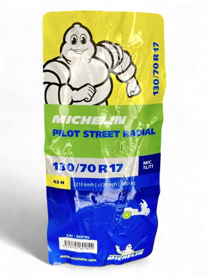 Llanta Michelin Pilot Street Radial 130/70R-17 Trasera-Mundimotos