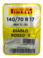 Cargar imagen en el visor de galería, Llanta Pirelli Diablo Rosso 2 140/70R-17 Trasera-Mundimotos