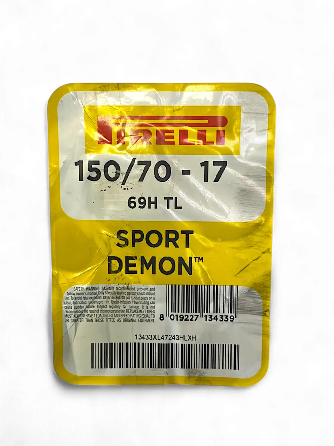 Llanta Pirelli Sport Demon 150/70-17 Trasera | Mundimotos