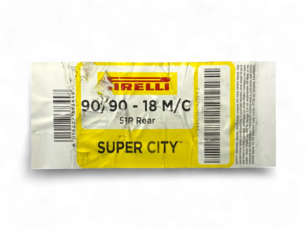 Llanta Pirelli Super City 90/90-18 | Mundimotos llantas para moto