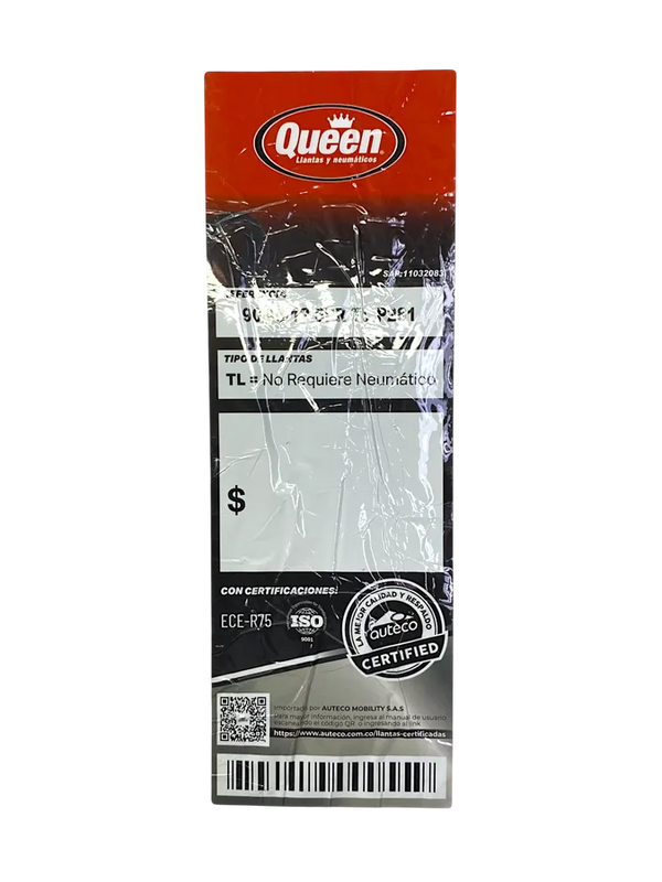 Llanta Queen Tire P281 9090-12 Sellomatic
