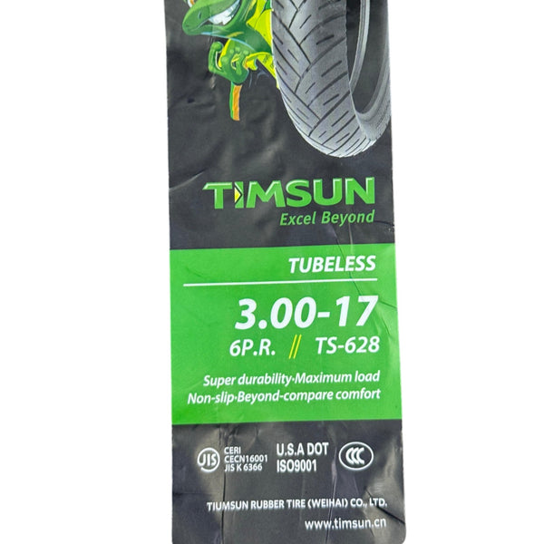 Llanta Timsun Ts628 3.00-17 Trasera Sellomatic | Llantas Timsun