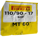 Llanta para moto Pirelli Mt60 110/90-17 Trasera Neumatico | Mundimotos