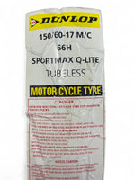 Load image into Gallery viewer, Llanta Sportmax Q‑Lite 150/60‑17 Dunlop – Llantas para moto - Mundimotos