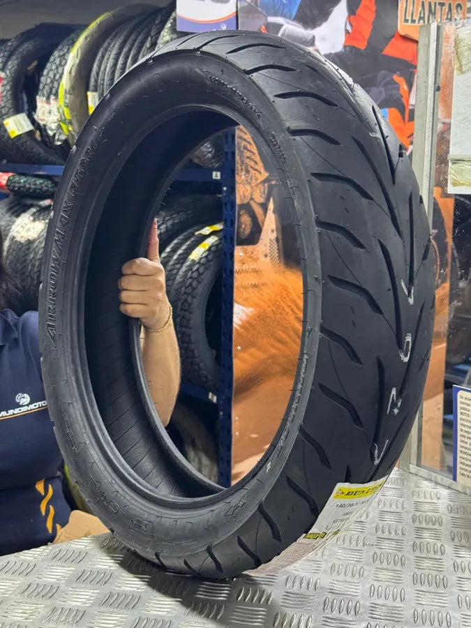 Llanta Dunlop 140/70-17 Arrowmax Gt 601 Trasera Tl Original - Genuine parts - Mundimotos - Almacén