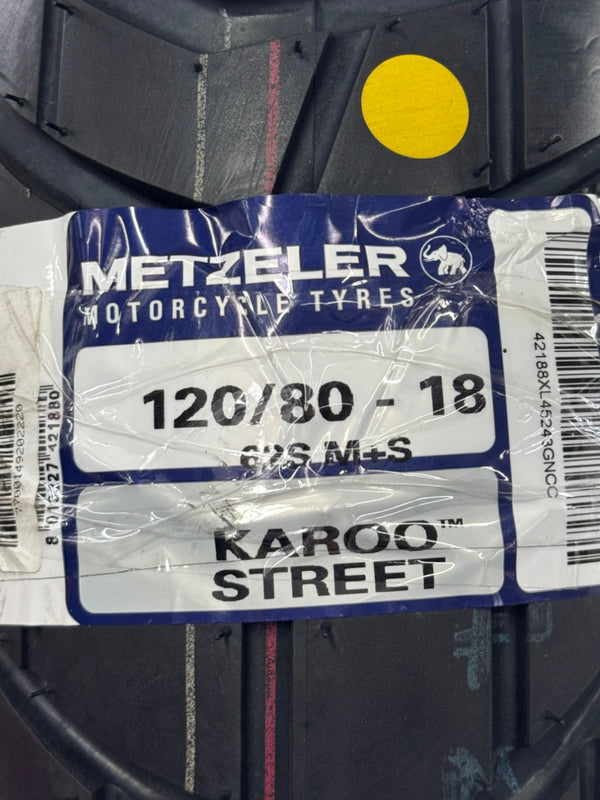 Llanta Metzeler Karoo Street 120/80-18 62S TT Dual-Sport - Mundimotos