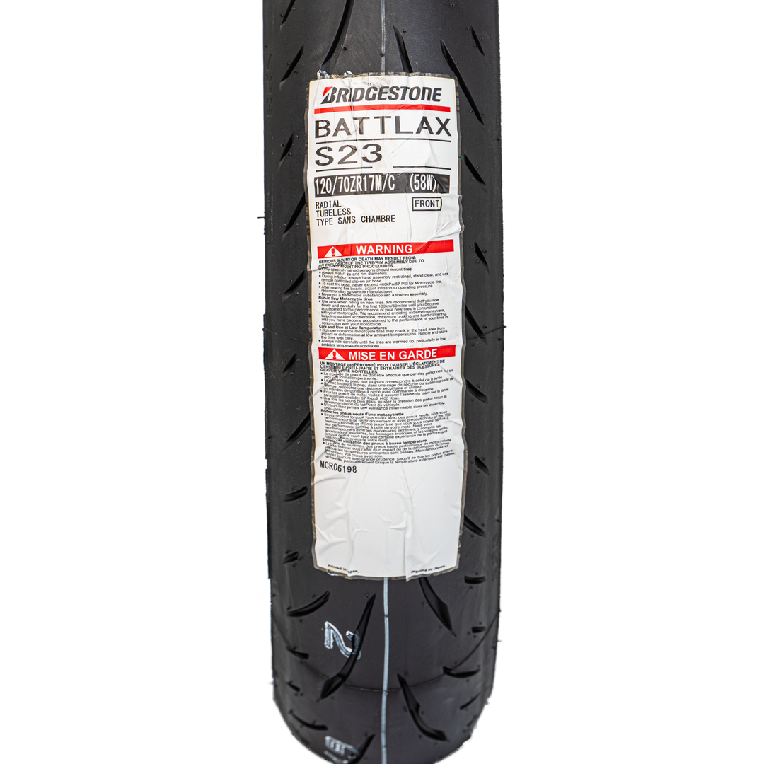 Llanta para moto Bridgestone 120/70 ‑17 BATTLAX  Delantera