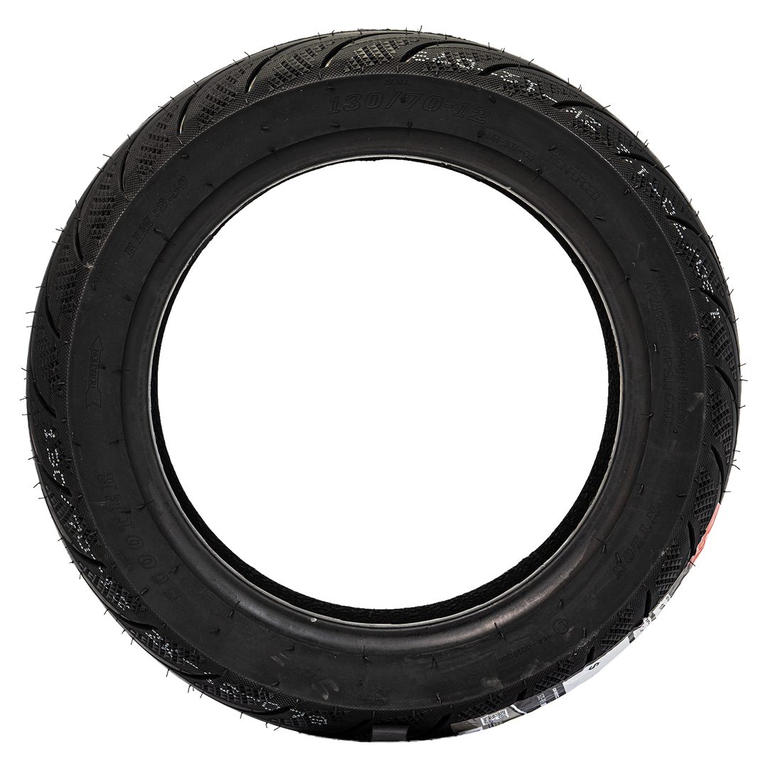 Llanta Queen Tire 130/70-12 MR107 Trasera Sellomatic - Mundimotos