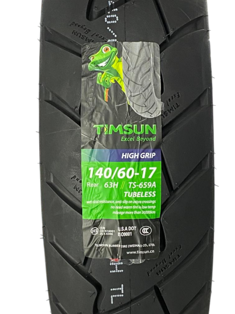 LLANTA 140/60-17 TL TS659 HIGH GRIP (SPORT TOURING) - Mundimotos