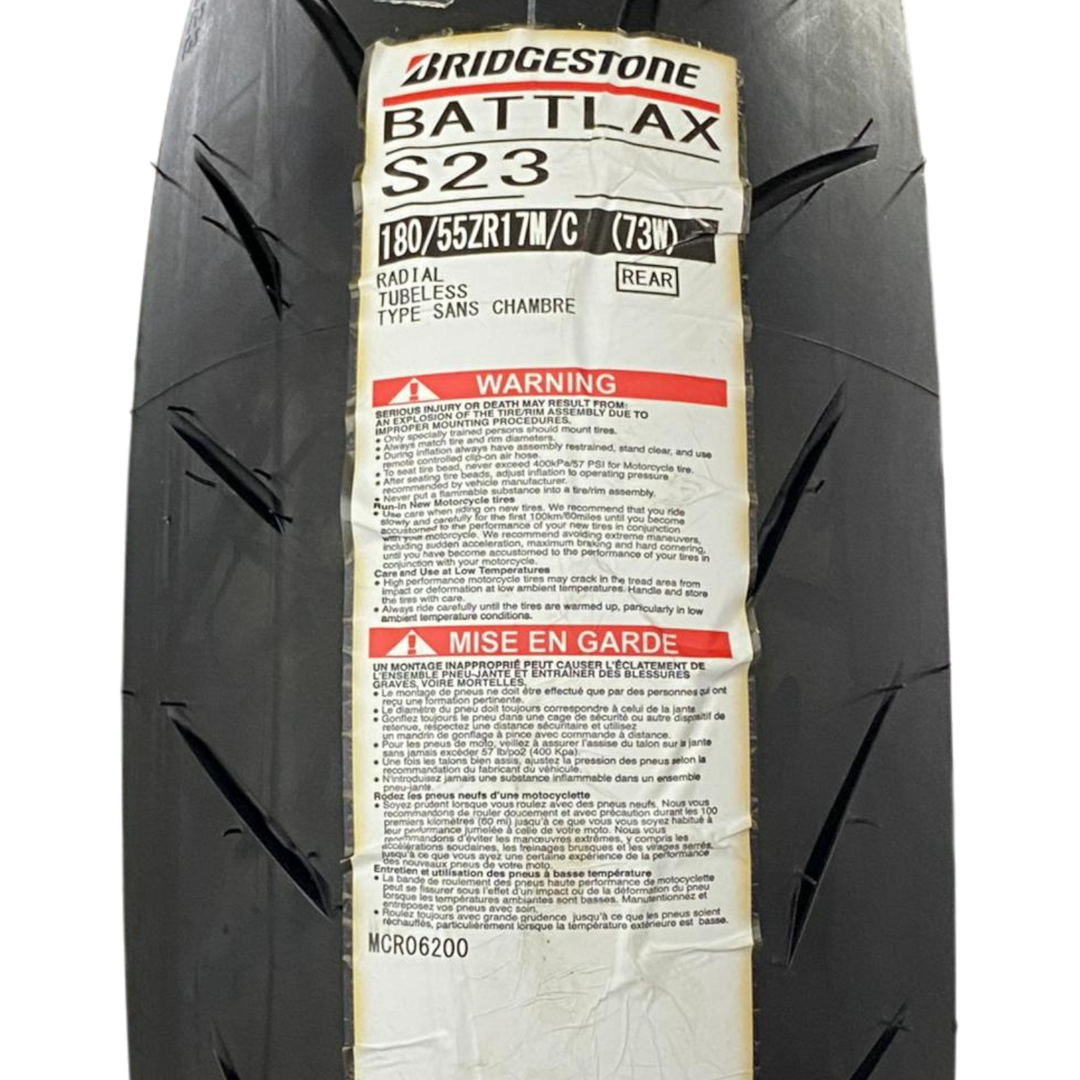 LLANTA 180/55ZR-17 BATTLAX S23 - Mundimotos