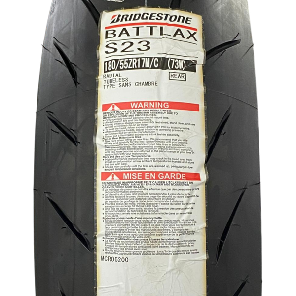 LLANTA 180/55ZR-17 BATTLAX S23 - Mundimotos