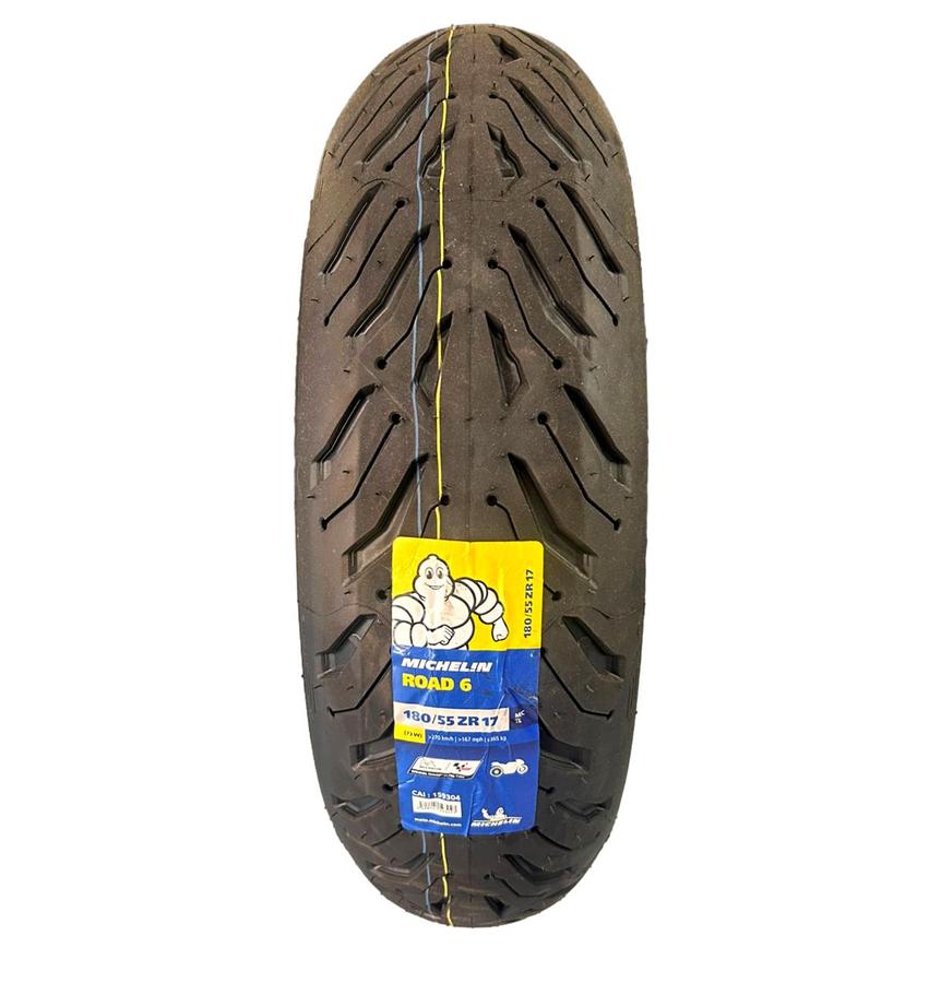Llanta Michelin Pilot Road 6 180/55Zr-17 Trasera Sellomatic - Mundimotos