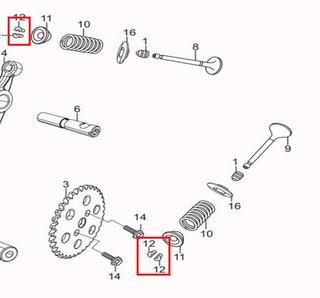 HERO CRADLE VALVE DASH 125 SE