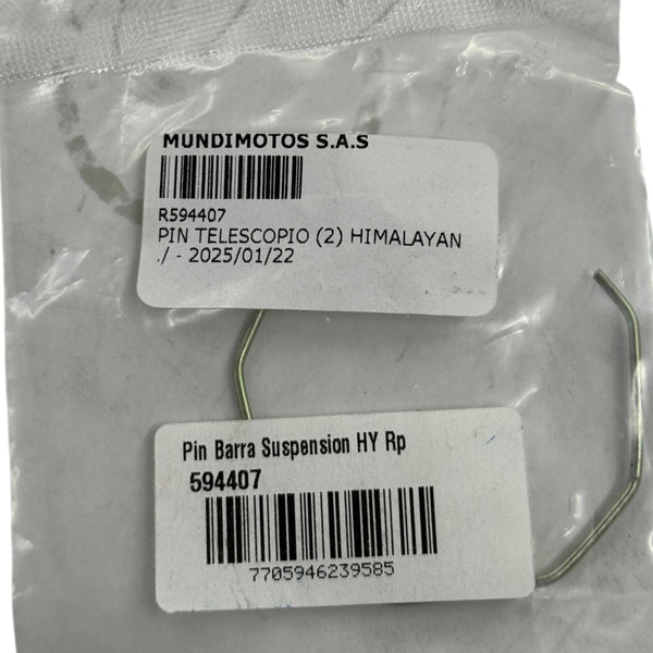 Pin Telescopio Individual  Himalayan 2 / Euro 4 Royal Enfield Original - Mundimotos