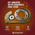 Kit Arrastre Fz 250 Generico Cassarella Nacional (46/15 Dientes) - Mundimotos