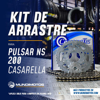 KIT ARRASTRE 14/39 6H 200 NS NACIONAL - Mundimotos