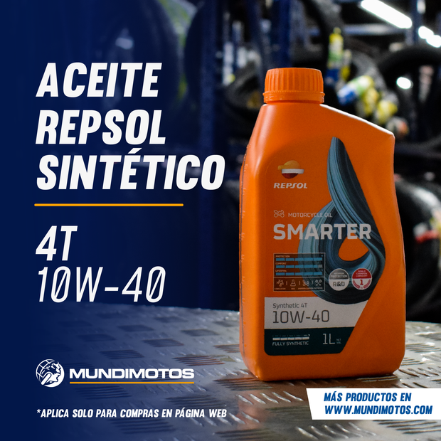 Aceite Castrol 10W-40 4T 1L Parcialmente sintético
