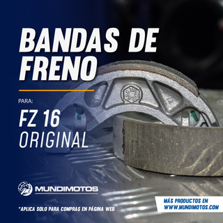BANDA FRENO RR FZ16/YBR125DX/YD110 ORIGINAL - Mundimotos