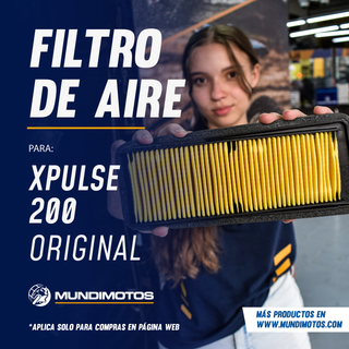 FILTRO AIRE XPULSE 200 ORIGINAL - Mundimotos