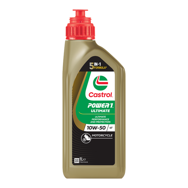 Aceite de Motor Castrol 10W50 Sintetico Power1 Ultimate 4 Tiempos - Mundimotos