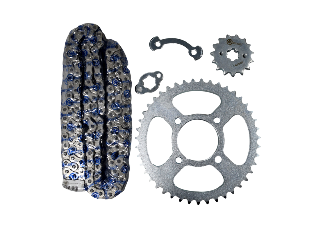KIT ARRAST 15/43 GSX150 NACIONAL - Mundimotos