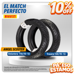 Cargar imagen en el visor de galería, Combo de Llantas Pirelli | 130/70-13 y 110/70-13 Angel Scooter