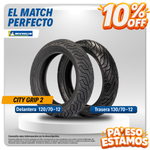 Load image into Gallery viewer, Combo de Llantas Michelin | 130/70-12 y 120/70-12 City Grip 2