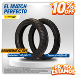 Load image into Gallery viewer, Combo de Llantas Dunlop | 140/70-17 y 100/80-17 Arrowmax GT 601