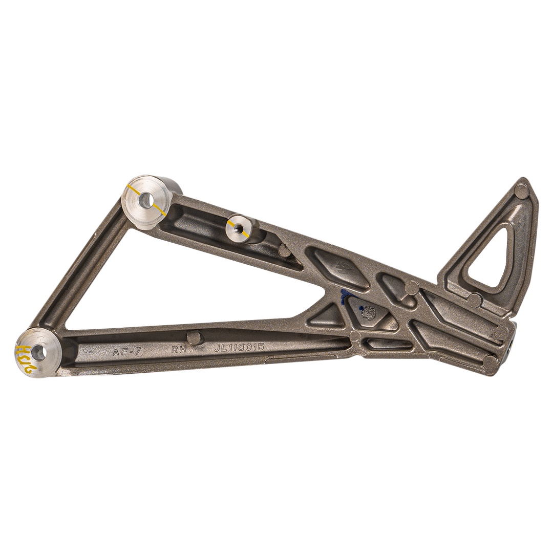 Soporte Reposapie PULSAR 200 NS Bajaj Original (Trasero derecho) mundimotos