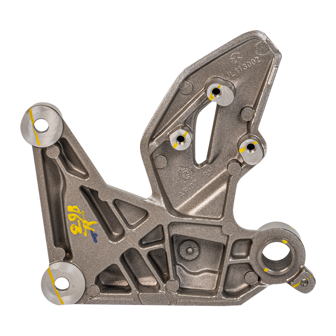 Soporte Reposapie moto PULSAR 200 NS Bajaj Original (delantero derecho) mundimotos