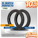 Load image into Gallery viewer, Combo de Llantas Timsun | 300-17 y 275-17 TS627
